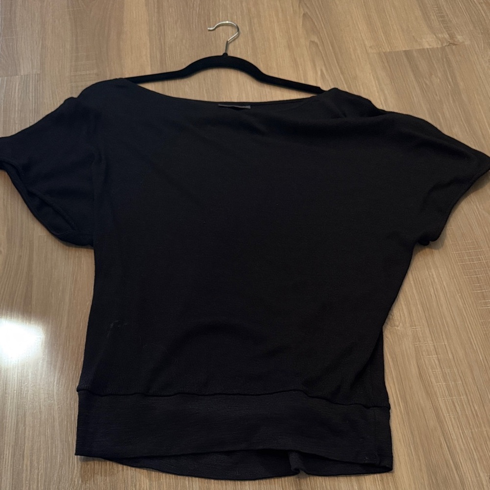 Michael Stars Elegant Black Short Sleeve Tee